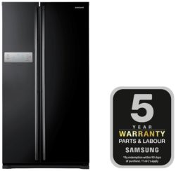 Samsung - RS7527BHCBC American - Fridge Freezer - Black